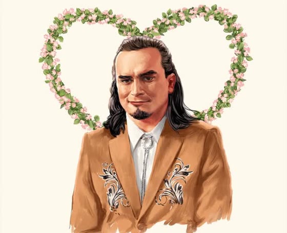 Ricardo Pérez como Juan — ilustración de Sam Hadley